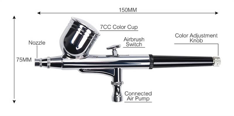 airbrushmachine HTL 509 beschrijving 11