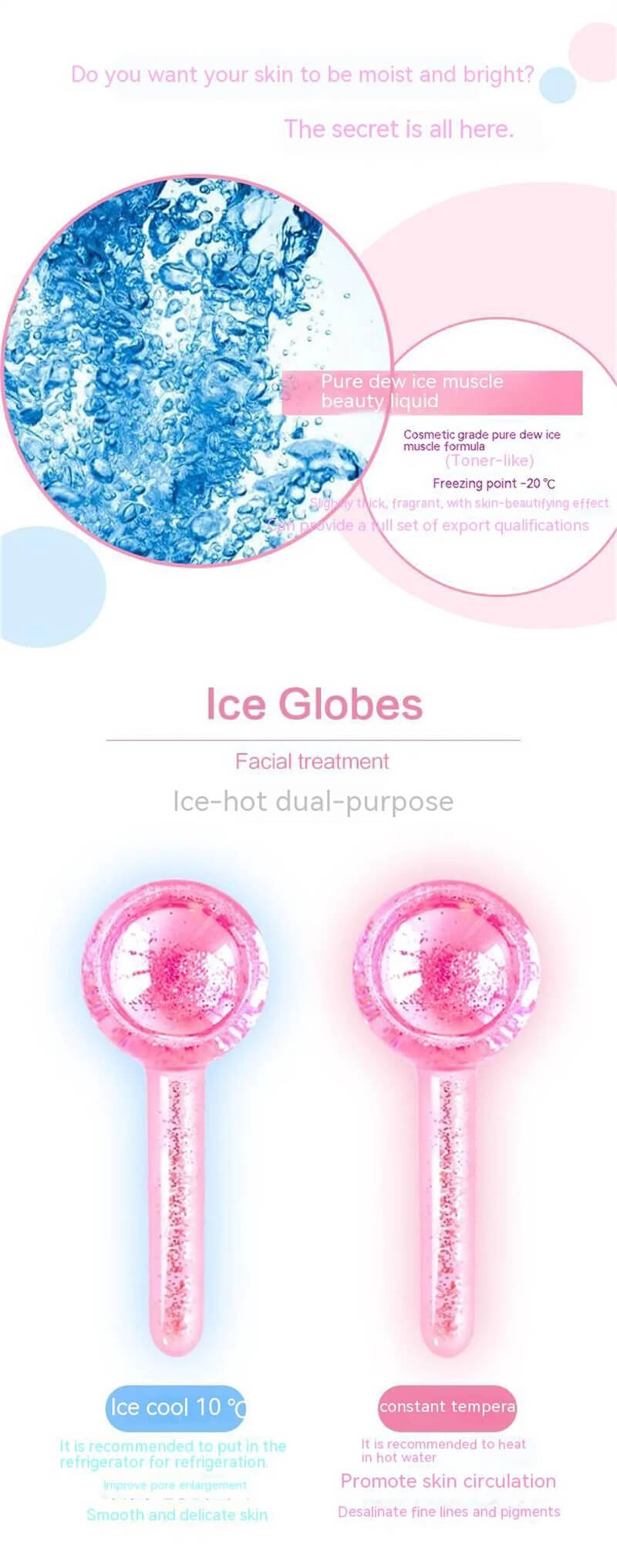 globos de gelo faciais HTL 24013001 descrição 4
