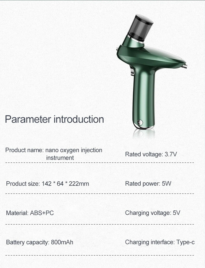 oxygen machine for facial HTL 46 description 12