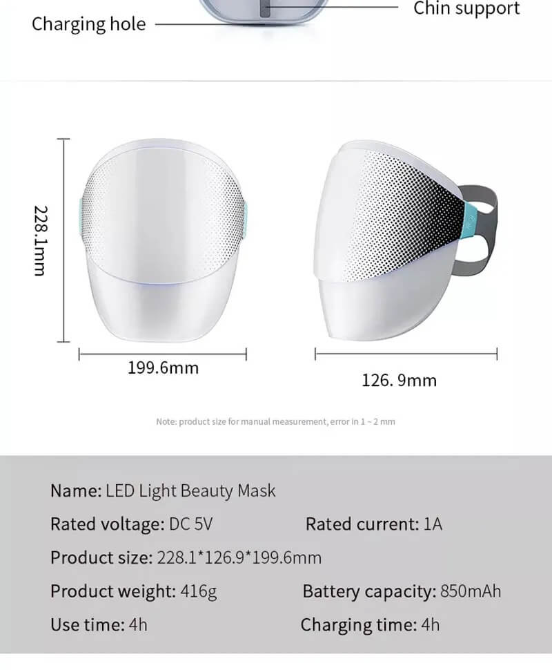 najlepsza maska LED HTL 3083 opis 10