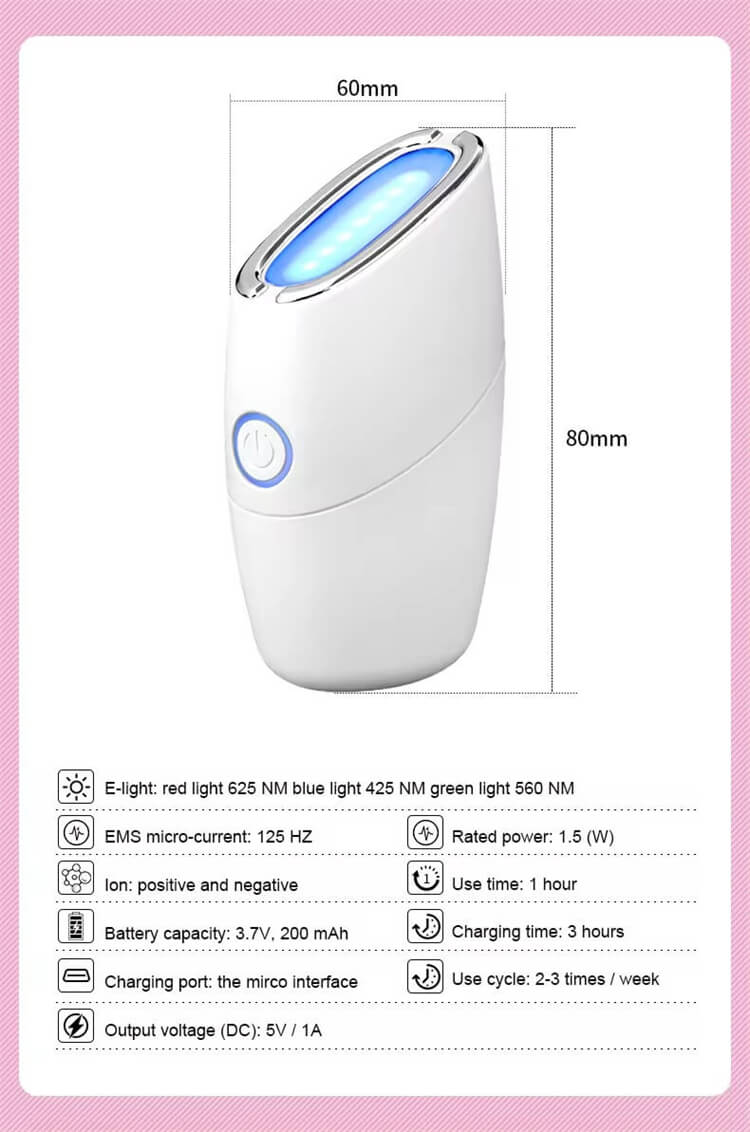 best face massage device HTL 2005 description 1